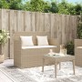 Gartenbank mit Kissen synthetisches Rattan beige von , Gartenbänke - Ref: Foro24-365764, Preis: 208,99 €, Rabatt: %