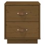 Bedside table solid honey brown pine wood 40x34x45 cm by vidaXL, Nightstands - Ref: Foro24-818331, Price: 79,99 €, Discount: %