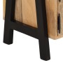 Solid mango wood TV stand 110x35x40 cm by , CD and DVD storage - Ref: Foro24-372722, Price: 154,12 €, Discount: %