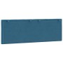 Padded velvet blue headboard 120 cm by , Headboards and footboards - Ref: Foro24-374665, Price: 44,17 €, Discount: %