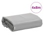 Gray tarpaulin 4x8 m 650 g/m² by , Waterproof tarpaulins - Ref: Foro24-156116, Price: 179,71 €, Discount: %