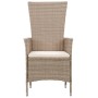 Garden chairs, 2 units with beige synthetic rattan cushions by vidaXL, Garden chairs - Ref: Foro24-46063, Price: 203,50 €, Di...