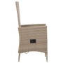 Garden chairs, 2 units with beige synthetic rattan cushions by vidaXL, Garden chairs - Ref: Foro24-46063, Price: 203,50 €, Di...