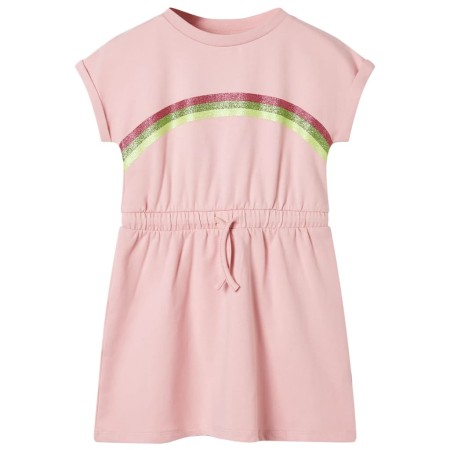 Vestido infantil con cordón rosa claro 140 de , Vestidos de niños - Ref: Foro24-10613, Precio: 12,84 €, Descuento: %