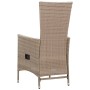 Garden chairs, 2 units with beige synthetic rattan cushions by vidaXL, Garden chairs - Ref: Foro24-46063, Price: 203,50 €, Di...