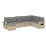 Set Gartensofas mit beigen Kissen 8 Stück PE Rattan von , Gartensets - Ref: Foro24-3252896, Preis: 559,99 €, Rabatt: %