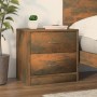 Smoked oak plywood nightstand 40x30x40 cm by vidaXL, Nightstands - Ref: Foro24-815405, Price: 32,73 €, Discount: %