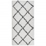 Modern long-haired PAMPLONA cream and black rug 100x200cm by , Rugs - Ref: Foro24-375364, Price: 41,25 €, Discount: %