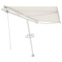 Cream automatic standing awning 450x350 cm by , Awnings - Ref: Foro24-3069647, Price: 654,38 €, Discount: %