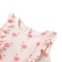 Vestido infantil con volantes rosa suave 92 de , Vestidos de niños - Ref: Foro24-11479, Precio: 12,99 €, Descuento: %