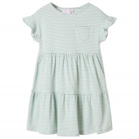 Children's dress with mint green ruffle sleeves 92 by , Children's dresses - Ref: Foro24-11509, Price: 11,99 €, Discount: %