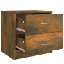 Smoked oak plywood nightstand 40x30x40 cm by vidaXL, Nightstands - Ref: Foro24-815405, Price: 32,73 €, Discount: %