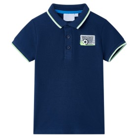 Dunkelblaues Kinder-Poloshirt 92 von , Kinder-T-Shirts - Ref: Foro24-12439, Preis: 10,99 €, Rabatt: %