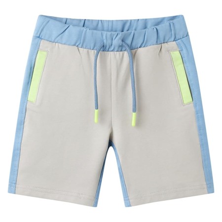 Pantalón corto infantil con cordón azul 128 de , Pantalones de niños - Ref: Foro24-12612, Precio: 10,37 €, Descuento: %