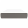 Gray synthetic leather pocket spring mattress 120x190x20 cm by , Mattresses - Ref: Foro24-4007152, Price: 190,43 €, Discount: %