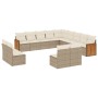 Set sofás de jardín con cojines 13 pzas ratán sintético beige de , Conjuntos de jardín - Ref: Foro24-3260567, Precio: 953,60 ...