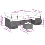 Set Gartensofas mit beigen Kissen 8 Stück PE Rattan von , Gartensets - Ref: Foro24-3221137, Preis: 725,94 €, Rabatt: %