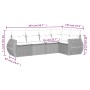 Gartensofa-Set mit Kissen, 5-teilig, graues synthetisches Rattan von , Gartensets - Ref: Foro24-3221329, Preis: 373,62 €, Rab...