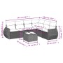 Set aus 7-teiligen Gartensofas und Kissen, synthetisches Rattan, beige von , Gartensets - Ref: Foro24-3221418, Preis: 515,96 ...