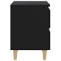 Bedside tables 2 units with black pine wood legs 40x35x50 cm by vidaXL, Nightstands - Ref: Foro24-805854, Price: 65,44 €, Dis...