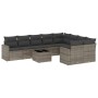 Set mit 10 Gartensofas mit Kissen synthetisches Rattangrau von , Gartensets - Ref: Foro24-3219440, Preis: 660,27 €, Rabatt: %