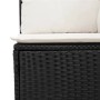 Set Gartensofas 10 Stück Kissen synthetisches Rattan schwarz von , Modulare Sofas für den Außenbereich - Ref: Foro24-3221805,...