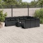 Set mit 11 Stück Gartensofas und Kissen synthetisches Rattan schwarz von , Gartensets - Ref: Foro24-3254232, Preis: 701,46 €,...