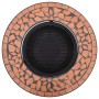 vidaXl Brasero de mosaico cerámica terracota 68 cm de vidaXL, Chimeneas - Ref: Foro24-46719, Precio: 67,23 €, Descuento: %