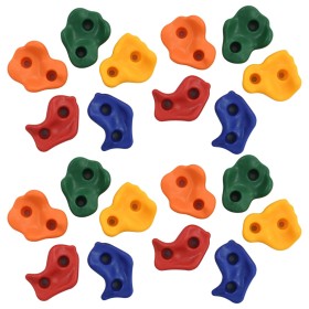 Climbing holds 20 units PE multicolor by vidaXL, Climbing - Ref: Foro24-278648, Price: 44,53 €, Discount: %