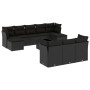 Set mit 11 Stück Gartensofas und Kissen synthetisches Rattan schwarz von , Gartensets - Ref: Foro24-3218335, Preis: 642,81 €,...