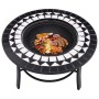 vidaXl Brasero de mosaico cerámica negro y blanco 68 cm de vidaXL, Chimeneas - Ref: Foro24-46721, Precio: 67,19 €, Descuento: %