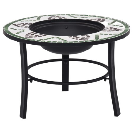 vidaXl Green Ceramic Mosaic Brazier 68 cm by vidaXL, Chimneys - Ref: Foro24-46722, Price: 67,99 €, Discount: %