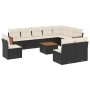 Set mit 11 Stück Gartensofas und Kissen synthetisches Rattan schwarz von , Gartensets - Ref: Foro24-3227757, Preis: 651,89 €,...