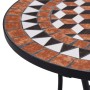 Mesa bistró de mosaico cerámica marrón 60 cm de vidaXL, Mesas de jardín - Ref: Foro24-46713, Precio: 72,99 €, Descuento: %