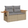 Garden sofa set with beige cushions 8 pcs PE rattan by , Garden sets - Ref: Foro24-3227039, Price: 557,24 €, Discount: %