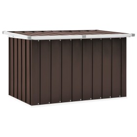 Garden storage box brown 109x67x65 cm by vidaXL, Outdoor storage boxes - Ref: Foro24-46260, Price: 110,24 €, Discount: %