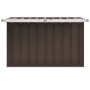 Garden storage box brown 109x67x65 cm by vidaXL, Outdoor storage boxes - Ref: Foro24-46260, Price: 115,72 €, Discount: %