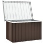 Garden storage box brown 109x67x65 cm by vidaXL, Outdoor storage boxes - Ref: Foro24-46260, Price: 115,72 €, Discount: %