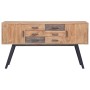 Solid teak wood sideboard 110x30x75 cm by vidaXL, Sideboards - Ref: Foro24-285314, Price: 207,39 €, Discount: %