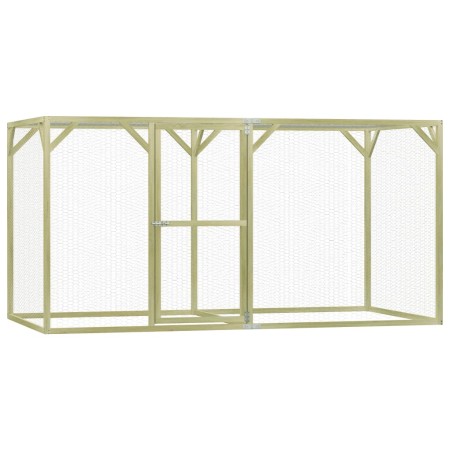 Impregnated pine wood chicken coop 1.5x3x1.5 m by vidaXL, Cages and habitats for small animals - Ref: Foro24-278404, Price: 1...