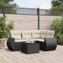 5-teiliges Gartenmöbel-Set und schwarze synthetische Rattankissen von , Gartensets - Ref: Foro24-3221315, Preis: 379,96 €, Ra...