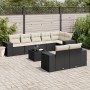 8-piece garden sofa set and black synthetic rattan cushions by , Garden sets - Ref: Foro24-3222825, Price: 667,53 €, Discount: %