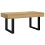 Mesa de centro MDF y hierro marrón claro y negro 90x45x40 cm de vidaXL, Mesas de centro - Ref: Foro24-286099, Precio: 81,41 €...