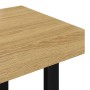 Mesa de centro MDF y hierro marrón claro y negro 90x45x40 cm de vidaXL, Mesas de centro - Ref: Foro24-286099, Precio: 81,41 €...