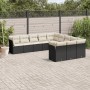 11-piece garden sofa set and black synthetic rattan cushions by , Garden sets - Ref: Foro24-3218406, Price: 702,14 €, Discoun...