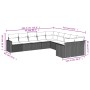 Garden sofa set 10 pieces with black synthetic rattan cushions by , Garden sets - Ref: Foro24-3219496, Price: 654,68 €, Disco...