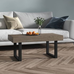 Mesa de centro MDF y hierro gris y negro 90x45x40 cm de vidaXL, Mesas de centro - Ref: Foro24-286101, Precio: 75,99 €, Descue...