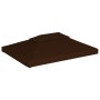 Gazebo canopy 2 levels brown 310 g/m² 4x3 m by vidaXL, Covers for tents and gazebos - Ref: Foro24-46617, Price: 89,18 €, Disc...