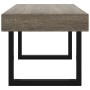 Center table made of gray and black MDF and iron, measuring 90x45x40 cm. by vidaXL, Coffee table - Ref: Foro24-286101, Price:...