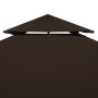 Toldo de cenador 2 niveles marrón 310 g/m² 4x3 m de vidaXL, Cubiertas para carpas y cenadores - Ref: Foro24-46617, Precio: 89...